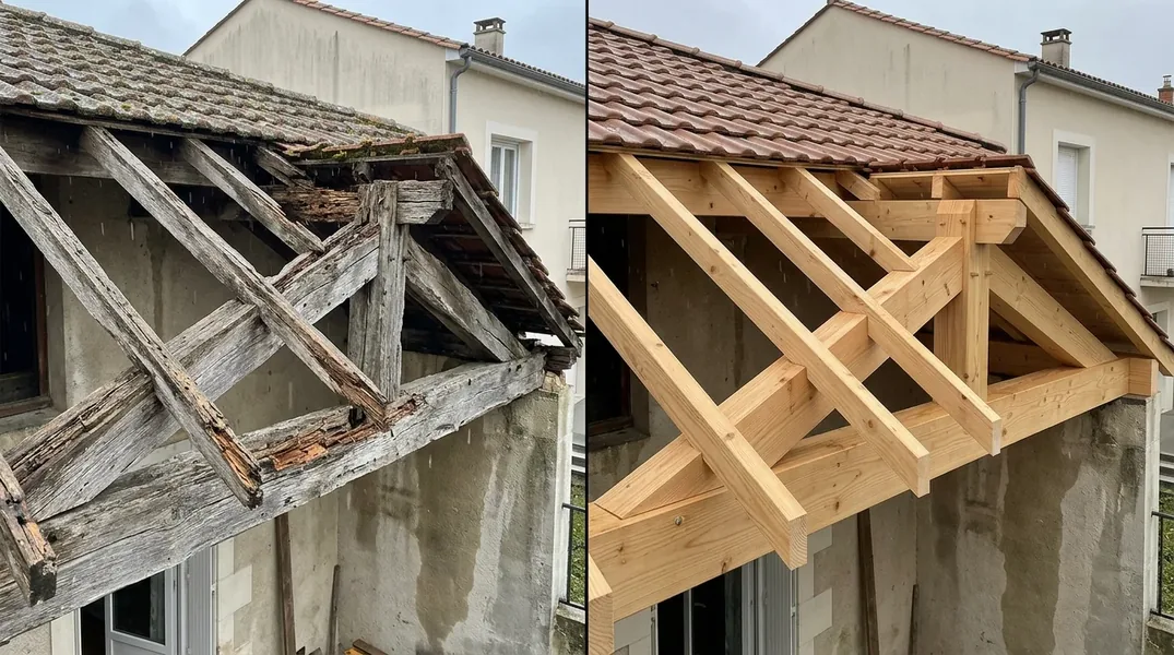 Résultat charpente à Poitiers — Charpentier Poitiers