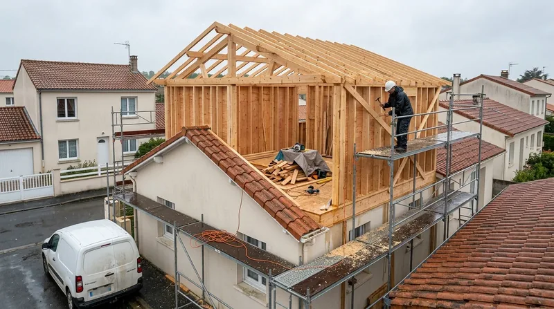 Surélévation de Toiture Poitiers